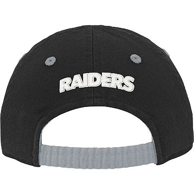 Infant Black Las Vegas Raiders Team Slouch Flex Hat