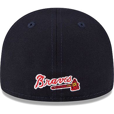 Infant New Era Navy Atlanta Braves My First 59FIFTY Fitted Hat