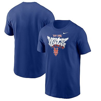 Men's Nike Royal New York Mets Graffiti Hometown T-Shirt