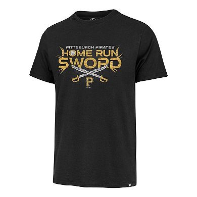 Men's '47 Black Pittsburgh Pirates HR Celebration T-Shirt