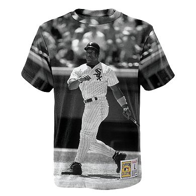 Youth Mitchell & Ness Bo Jackson White Chicago White Sox Sublimated Player T-Shirt