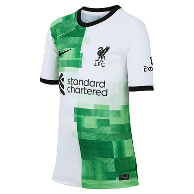 Youth Nike  White Liverpool 2023/24 Away Replica Jersey
