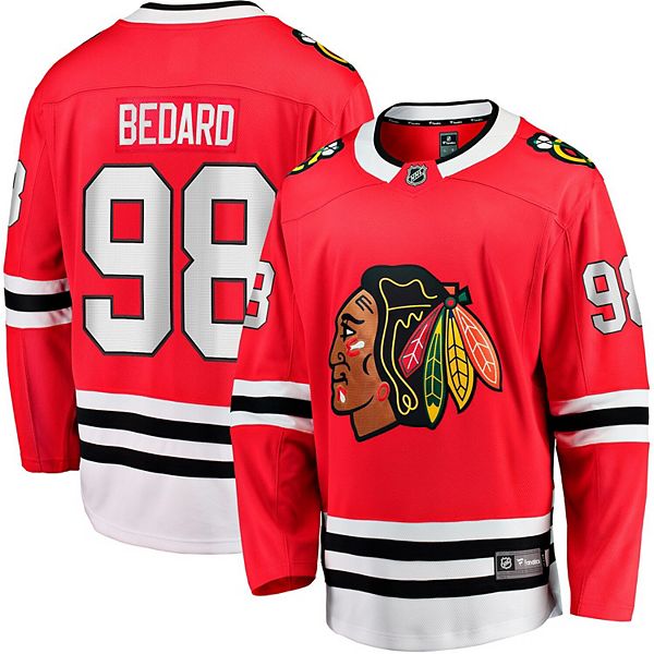 Men's Chicago Blackhawks Connor Bedard Fanatics Branded Red 2023