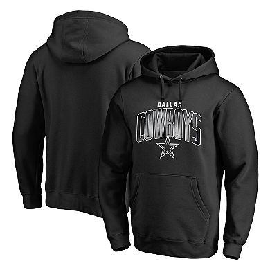 Men's Fanatics Branded Black Dallas Cowboys Arch Smoke Pullover Hoodie