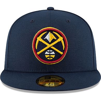 Men's New Era Navy Denver Nuggets Team 59FIFTY Fitted Hat