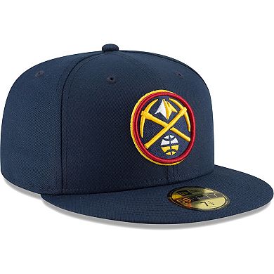 Men's New Era Navy Denver Nuggets Team 59FIFTY Fitted Hat