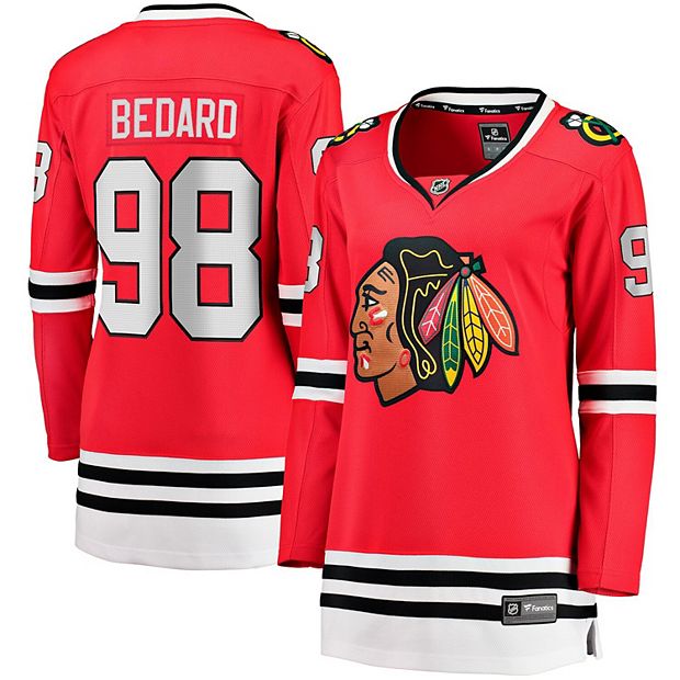 売れ筋商品|||ファナティクス カットソー トップス レディース Women's Connor Bedard Red Chicago Blackhawks 2023 NHL Draft  Breakaway Player Jersey Red Women's Fanatics Branded Connor Bedard Red Chicago