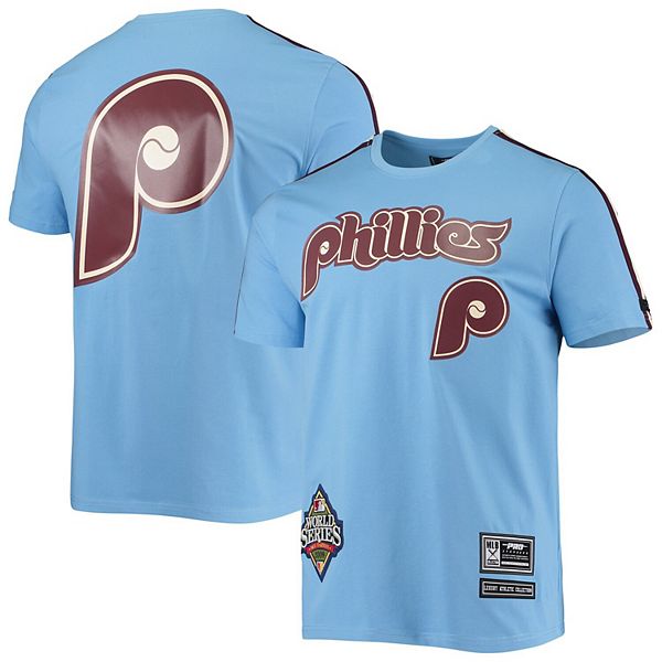 Men's Philadelphia Phillies Customized Blue Throwback Jersey on