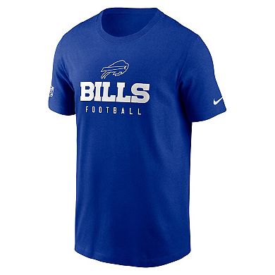 Men's Nike Royal Buffalo Bills Sideline Performance T-Shirt