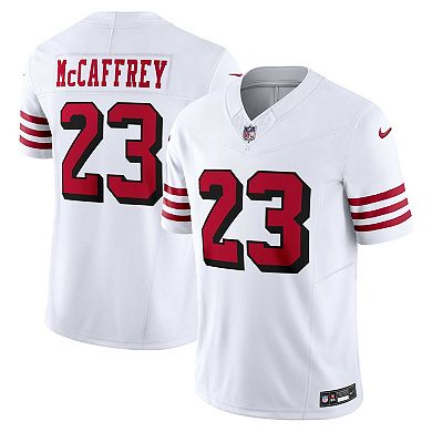 Men's Nike Christian McCaffrey White San Francisco 49ers Alternate Vapor F.U.S.E. Limited Jersey