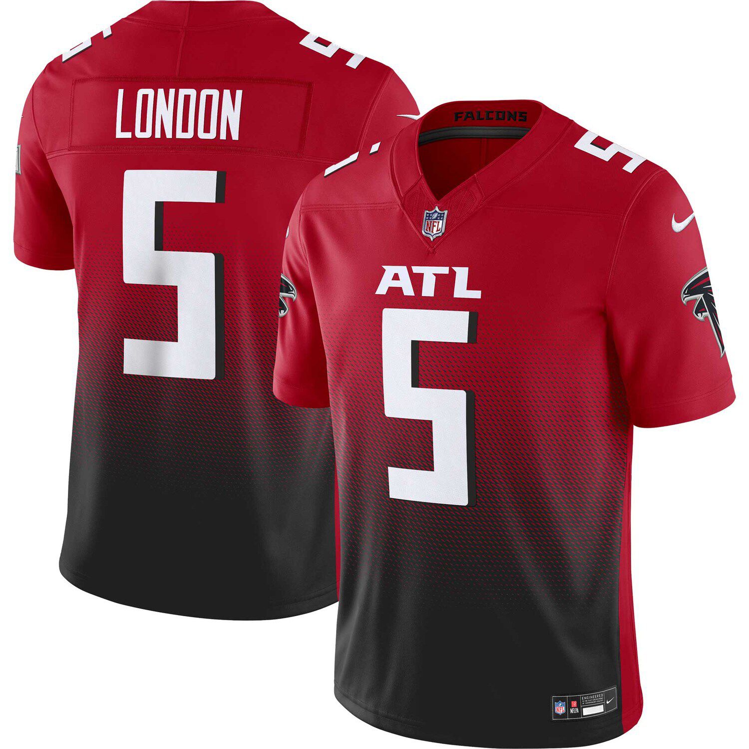 Kyle Pitts Atlanta Falcons Nike Alternate 2 Vapor Limited Jersey - Red