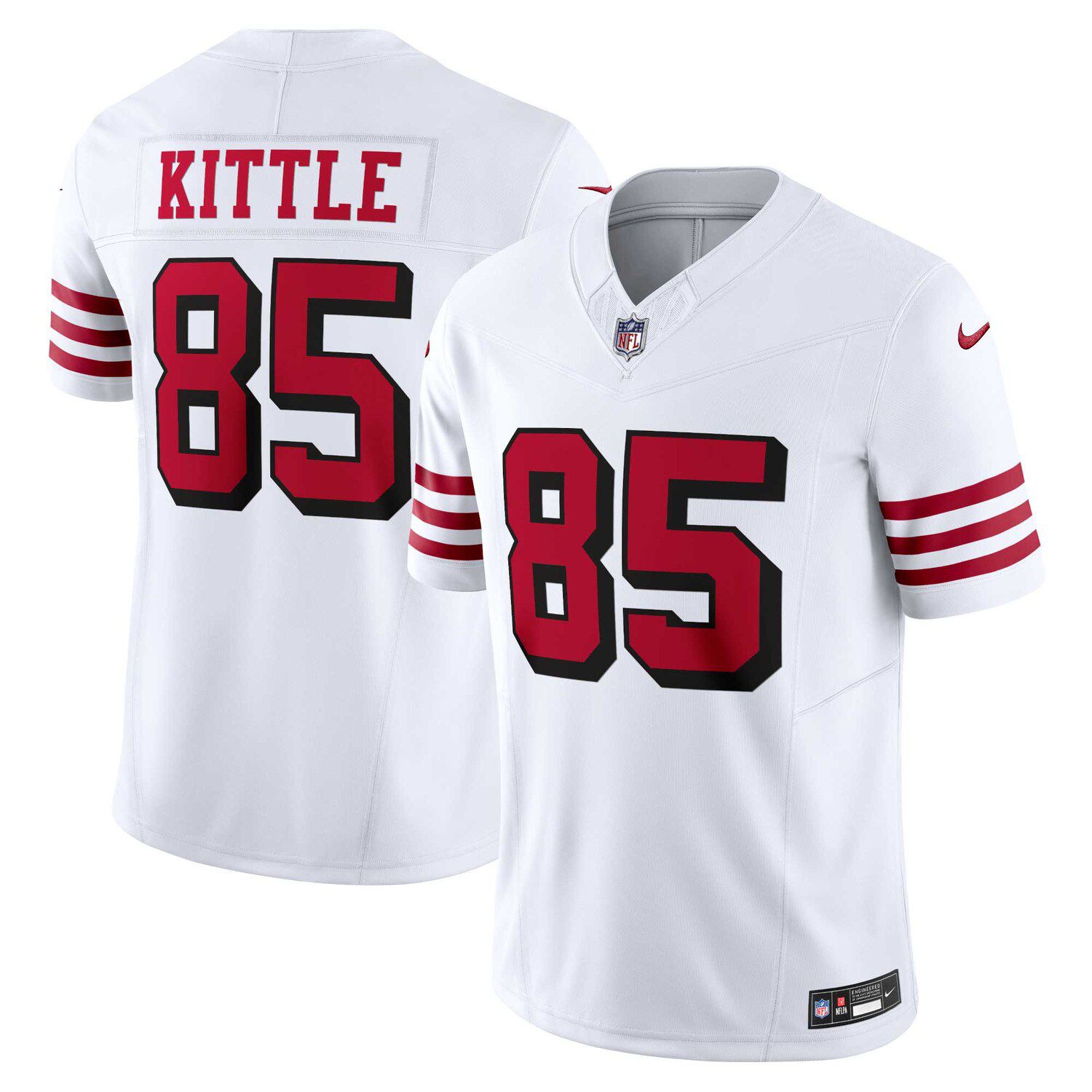 Men's Nike George Kittle Black Iowa Hawkeyes Alumni Name & Number Team T- Shirt