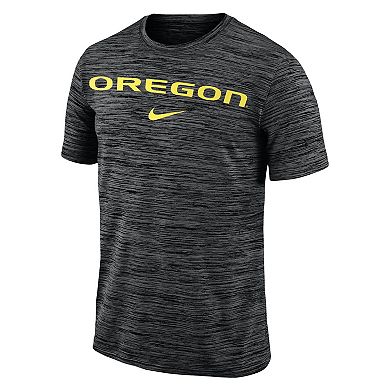 Men's Nike Black Oregon Ducks Team Issue Velocity Performance T-Shirt