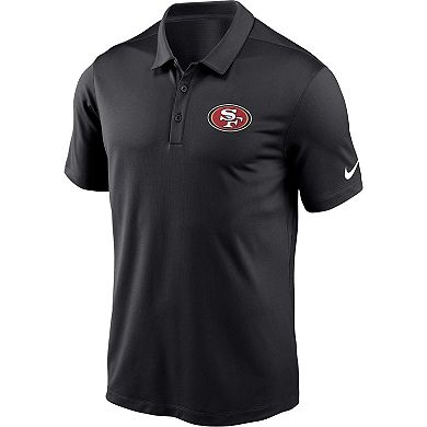 Men's Nike Black San Francisco 49ers Franchise Team Logo Performance Polo