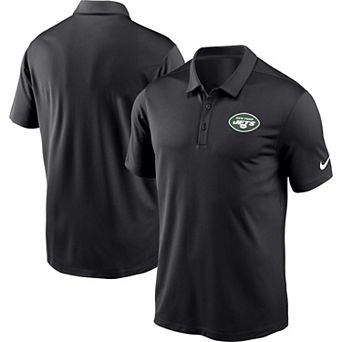 Men's Nike Black New York Jets Franchise Team Logo Performance Polo