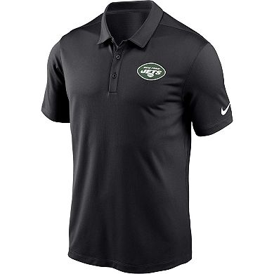 Men's Nike Black New York Jets Franchise Team Logo Performance Polo