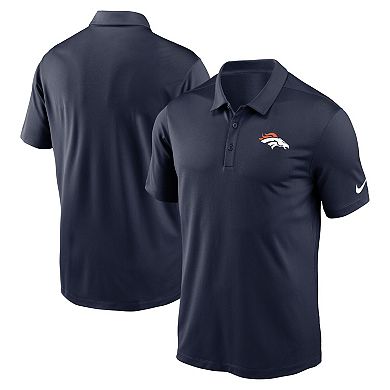 Men's Nike Navy Denver Broncos Franchise Team Logo Performance Polo