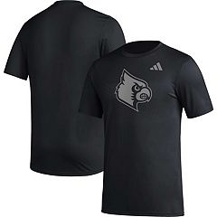 Men's Champion Red Louisville Cardinals Athletics Logo Long Sleeve T-Shirt Size: Small
