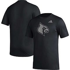 Men's Original Retro Brand Heather Black Louisville Cardinals Vintage Tri-Blend T-Shirt