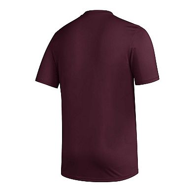Men's adidas Maroon Arizona State Sun Devils Sideline AEROREADY Pregame T-Shirt