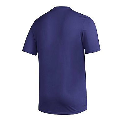 Men's adidas Purple Washington Huskies AEROREADY Pregame T-Shirt