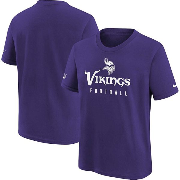 Youth Nike Purple Minnesota Vikings Sideline Legend Performance T-Shirt