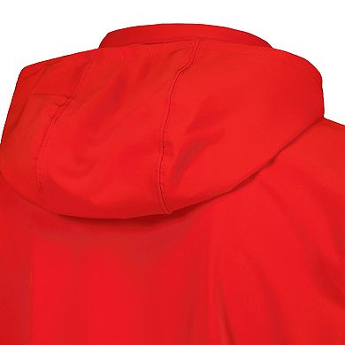 Men's Nike Scarlet Ohio State Buckeyes 2023 Coach Half-Zip Hooded Jacket