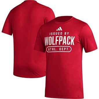 Men's adidas Red NC State Wolfpack Sideline AEROREADY Pregame T-Shirt