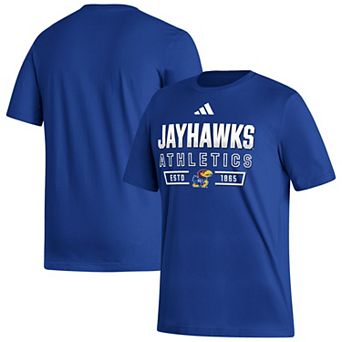 Men's adidas Royal Kansas Jayhawks Head of Class Fresh T-Shirt