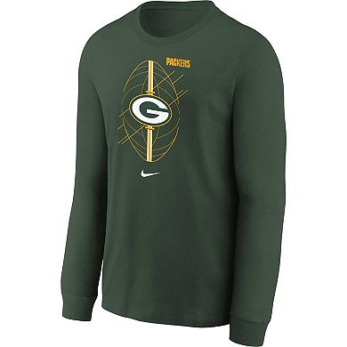 Toddler Nike Green Green Bay Packers Icon Long Sleeve T-Shirt