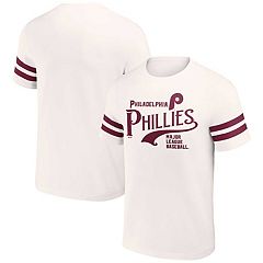 Women's G-III 4Her by Carl Banks White Philadelphia Phillies City Graphic Fitted T-Shirt