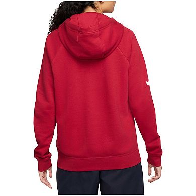 Women's Nike Red Barcelona Essential Pullover Hoodie