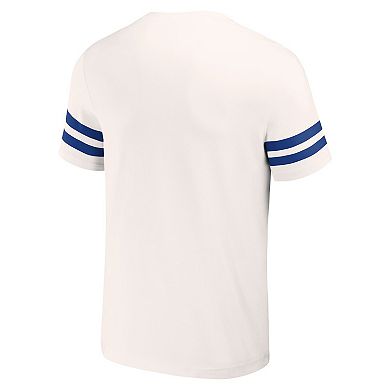 Men's Darius Rucker Collection by Fanatics Cream New York Mets Yarn Dye Vintage T-Shirt