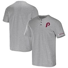 Men's Fanatics Branded Red Philadelphia Phillies Wordmark Long Sleeve T-Shirt Size: 4XL