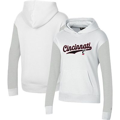 Women s Under Armour White Cincinnati Bearcats All Day Pullover Hoodie