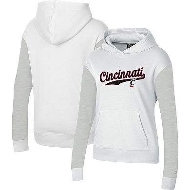 Women's Under Armour White Cincinnati Bearcats All Day Pullover Hoodie