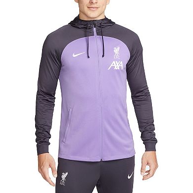 Men's Nike Purple Liverpool 2023/24 Strike Raglan Full-Zip Track Jacket