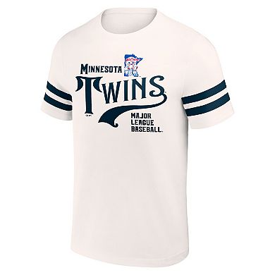 Men's Darius Rucker Collection by Fanatics Cream Minnesota Twins Yarn Dye Vintage T-Shirt
