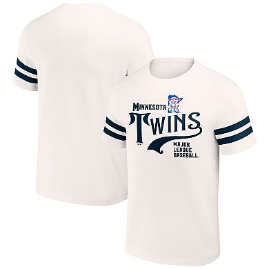 Men's Darius Rucker Collection by Fanatics Cream Minnesota Twins Yarn Dye Vintage T-Shirt