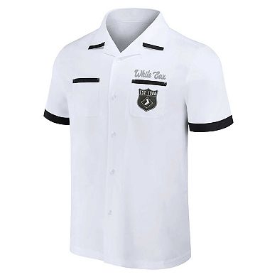 Men's Darius Rucker Collection by Fanatics  White Chicago White Sox Bowling Button-Up Shirt