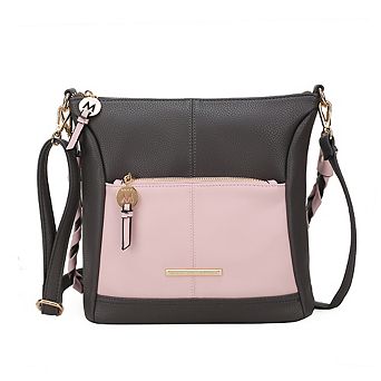 MKF Collection Nala Color-Block Womens Crossbody Bag by Mia K