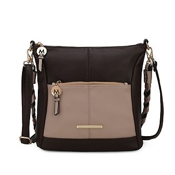 MKF Collection Nala Color-Block Womens Crossbody Bag by Mia K