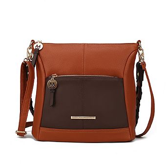 MKF Collection Nala Color-Block Womens Crossbody Bag by Mia K