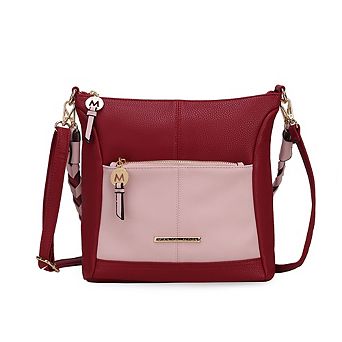 MKF Collection Nala Color-Block Womens Crossbody Bag by Mia K