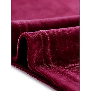 Long Sleeve Top for Women's Velvet Square Neck Casual T-Shirt Blouse