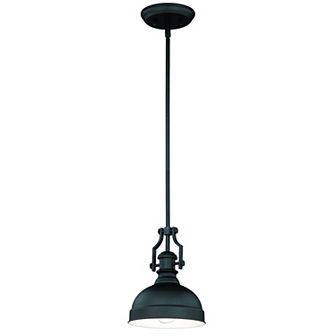 Keenan Bronze Farmhouse Barn Mini Pendant Ceiling Light