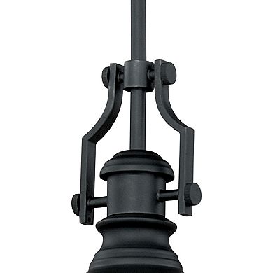 Keenan Bronze Farmhouse Barn Mini Pendant Ceiling Light