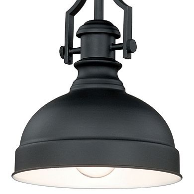 Keenan Bronze Farmhouse Barn Mini Pendant Ceiling Light