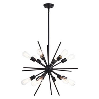 Estelle Mid Century Modern Sputnik Hanging Ceiling Pendant Chandelier Light Fixture