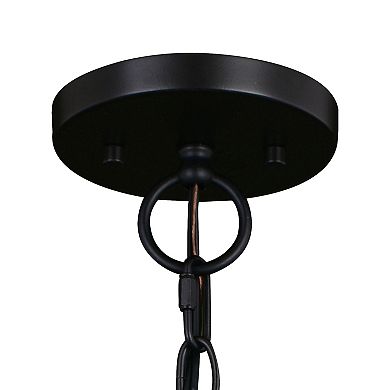 Sheffield 1L Dark Bronze and Gray Farmhouse Dome Pendant Light